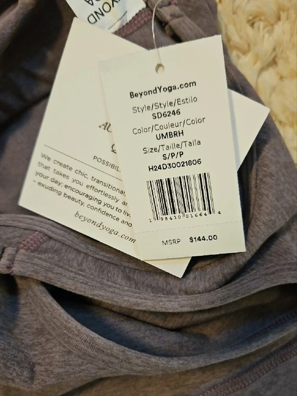 Beyond Yoga slim racerback